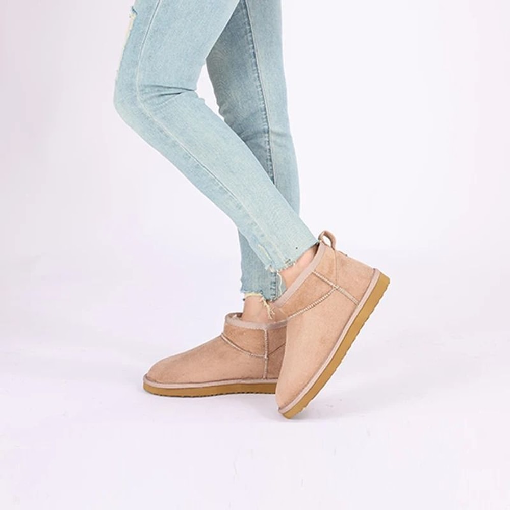 Cozy Plush Short Ankle Winter Snow Boots For Women Warm Waterproof Fashion 5