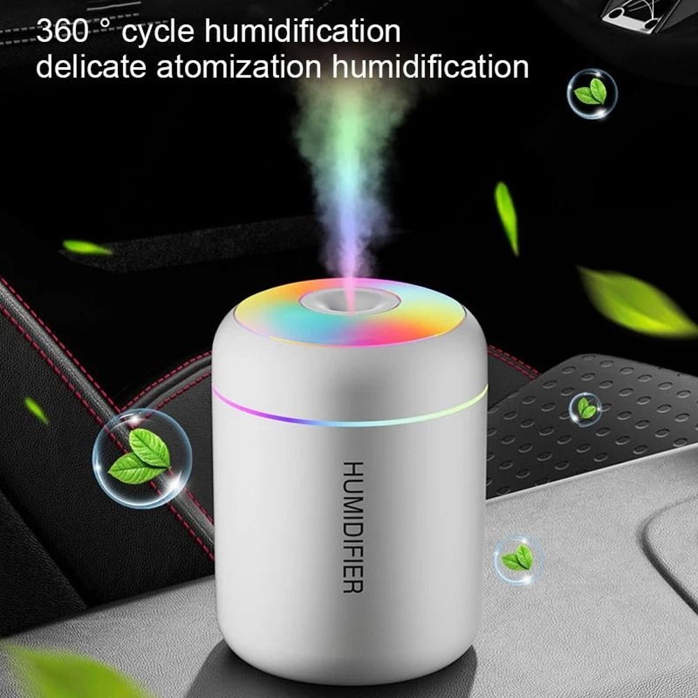 Mini USB Air Humidifier And Aroma Diffuser With Colorful LED Light 4