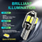 T10 W5W LED Car Bulbs 5730 8SMD 12V White Light Pack 2