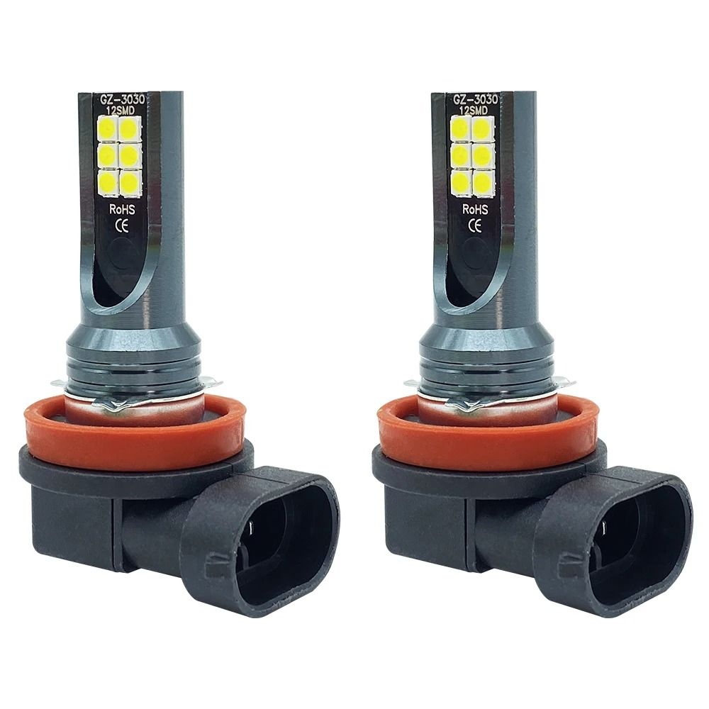 H8 H9 H11 LED Car Fog Light Bulbs 80W Canbus Compatible 2 Pack 1