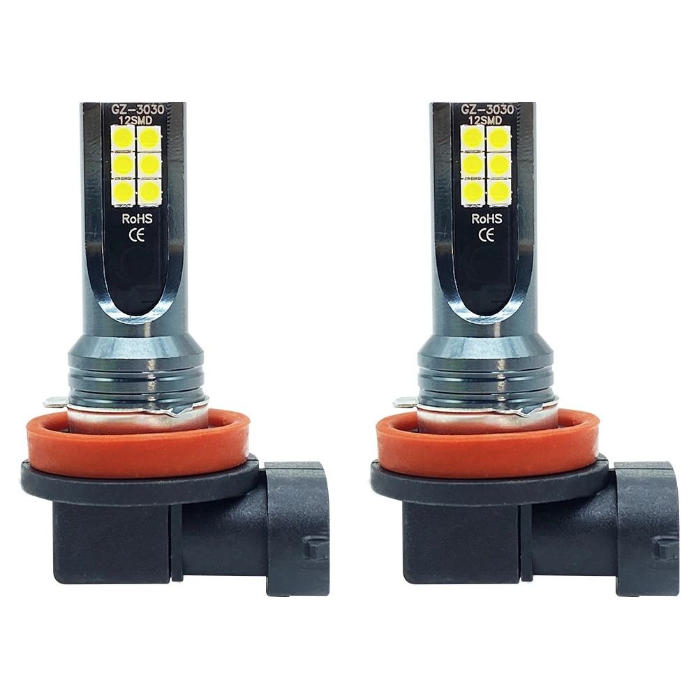 H8 H9 H11 LED Car Fog Light Bulbs 80W Canbus Compatible 2 Pack 3