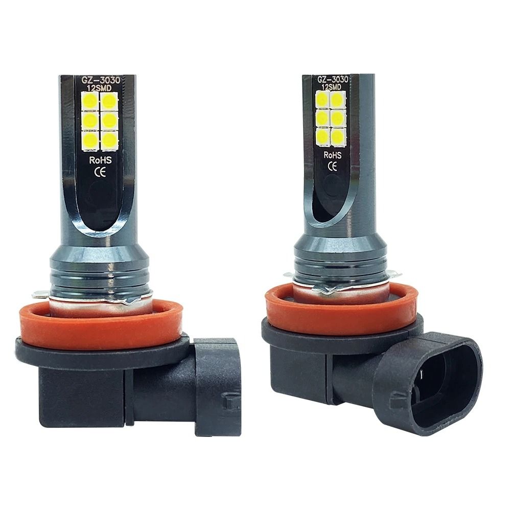 H8 H9 H11 LED Car Fog Light Bulbs 80W Canbus Compatible 2 Pack 4