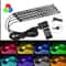 Universal Car RGB LED Interior Ambient Light Strips 8 Color Kit 1