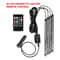 Universal Car RGB LED Interior Ambient Light Strips 8 Color Kit 7