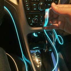 5m car interior led ambient light strip with usb power flexible cold light tube