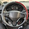 Microfiber Leather Steering Wheel Cover With Carbon Fiber Look 2