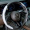 Microfiber Leather Steering Wheel Cover With Carbon Fiber Look 12