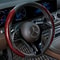 Microfiber Leather Steering Wheel Cover With Carbon Fiber Look 13