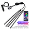 RGB Neon LED Car Interior Ambient Light Kit With App And Remote Control 6