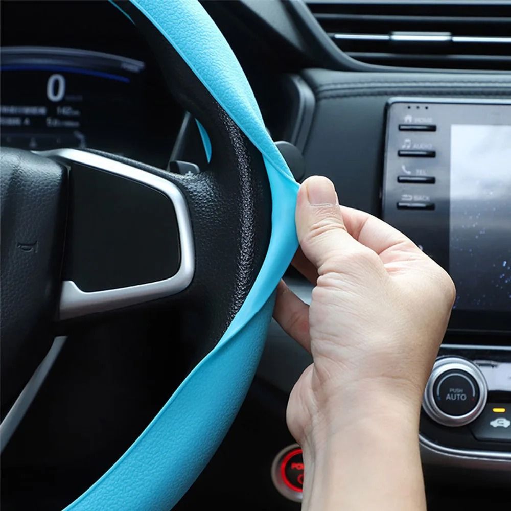 Universal Silicone Steering Wheel Cover Soft Elastic Grip 3