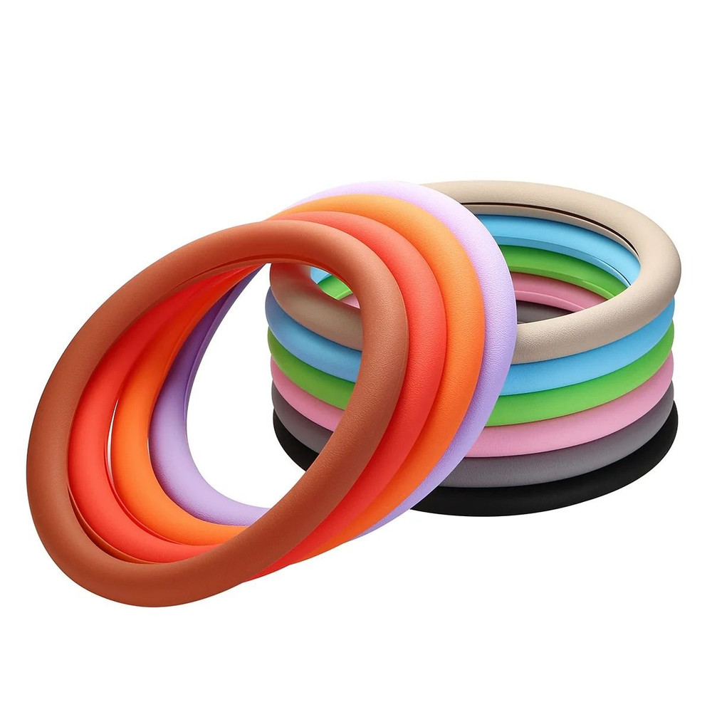 Universal Silicone Steering Wheel Cover Soft Elastic Grip 5