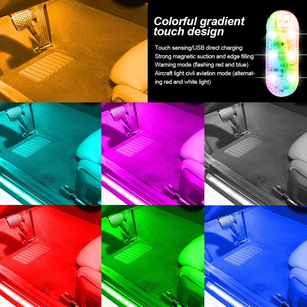 LED Car Touch Light For Interior Ambient Lighting 4