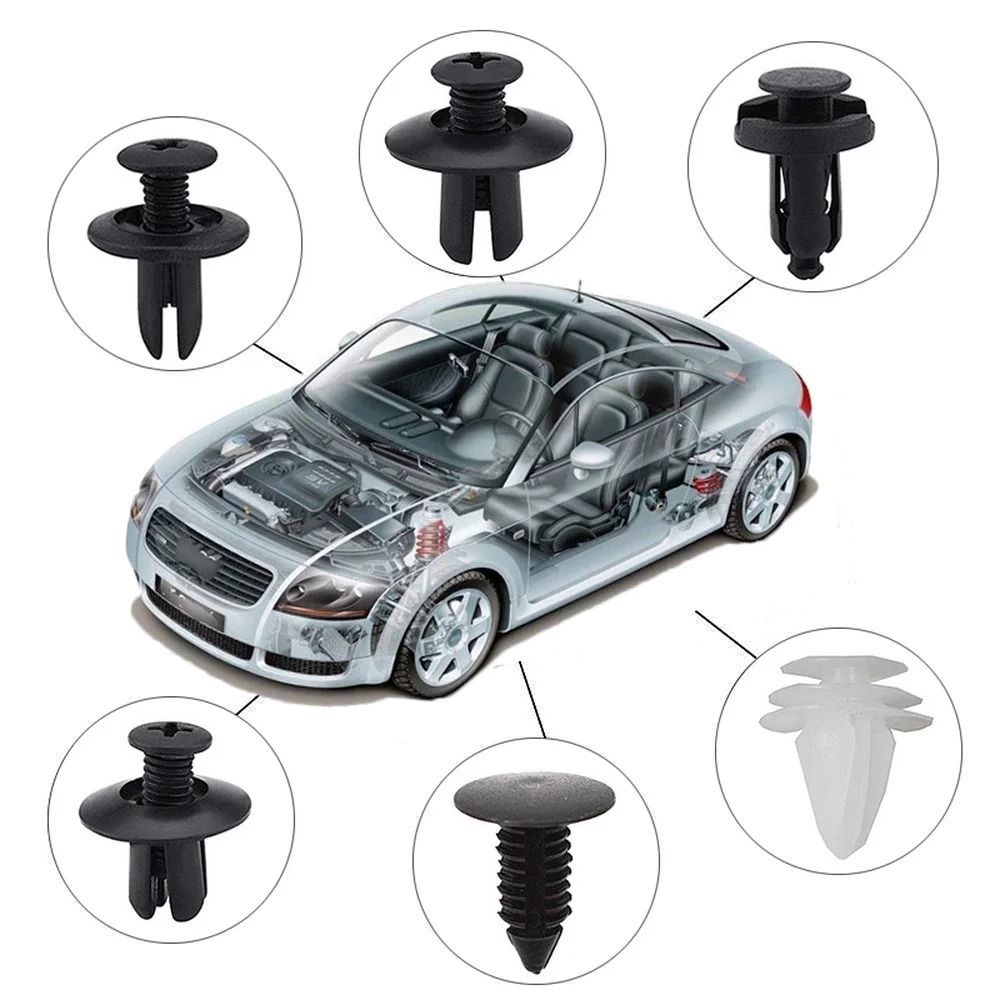Car Plastic Retainer Clip Kit For Trim And Bumper Repair 5