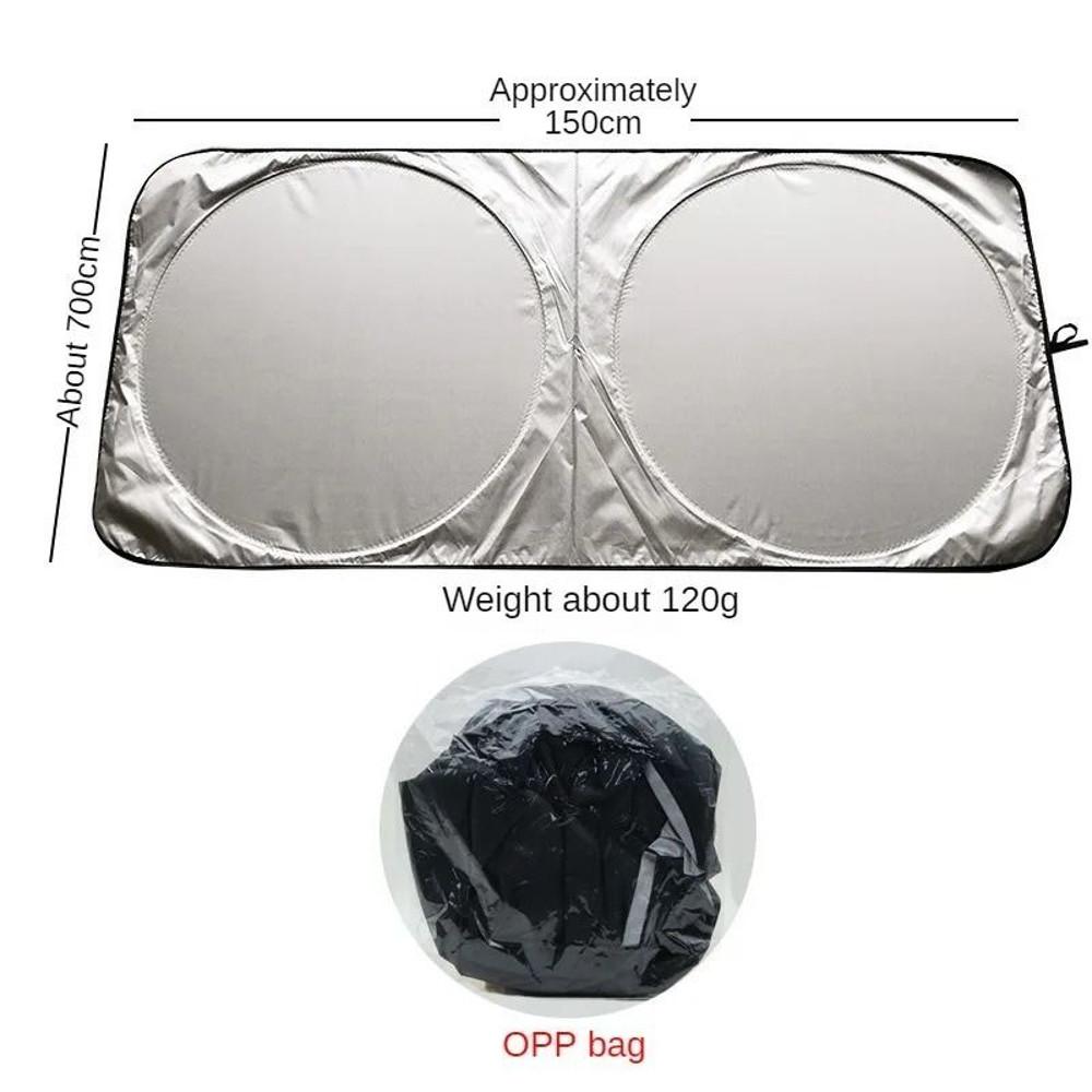 Car Windshield Sun Shade Protector For Interior UV Heat Block 5