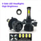 Ultra Bright LED Headlight Kit 16000 Lm 50 W Pair 0