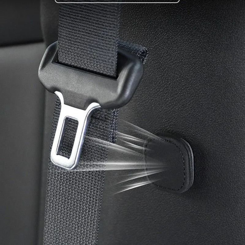 Magnetic Car Seat Belt Holder Clip Set For Safety And Comfort 4
