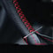 Car Steering Wheel Cover Set Artificial Leather DIY Stitch Thread Trio Color 1