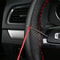 Car Steering Wheel Cover Set Artificial Leather DIY Stitch Thread Trio Color 4