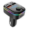 Car Bluetooth 50 FM Transmitter With PD Type C Dual USB And Ambient Light 12