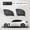 Car Rear Side Window Sunshade Set Mesh Protect UV And Privacy 9