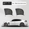 Car Rear Side Window Sunshade Set Mesh Protect UV And Privacy 8