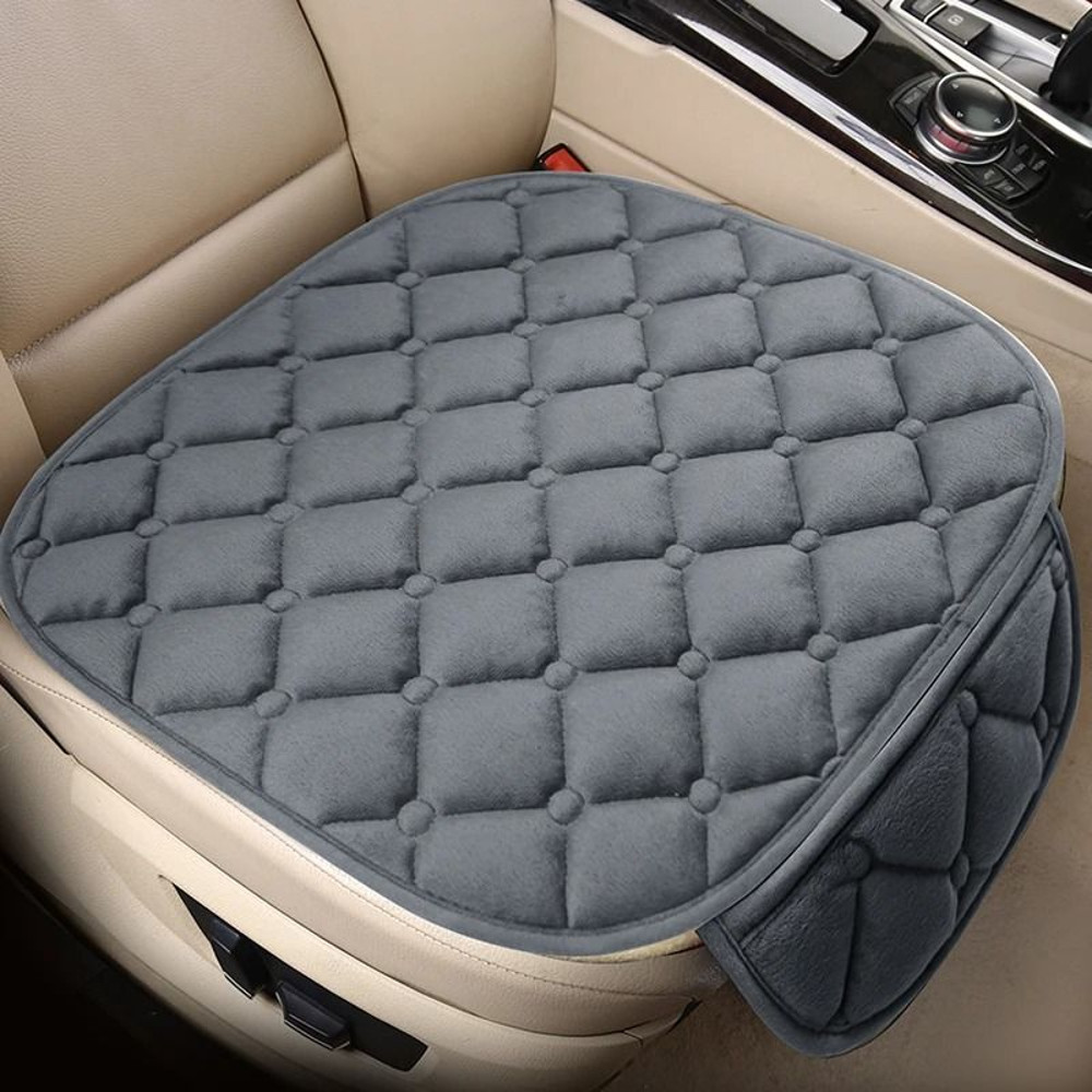 Car Seat Cover Protector Universal Winter Warm Seat Cushion Three Piece Set 2