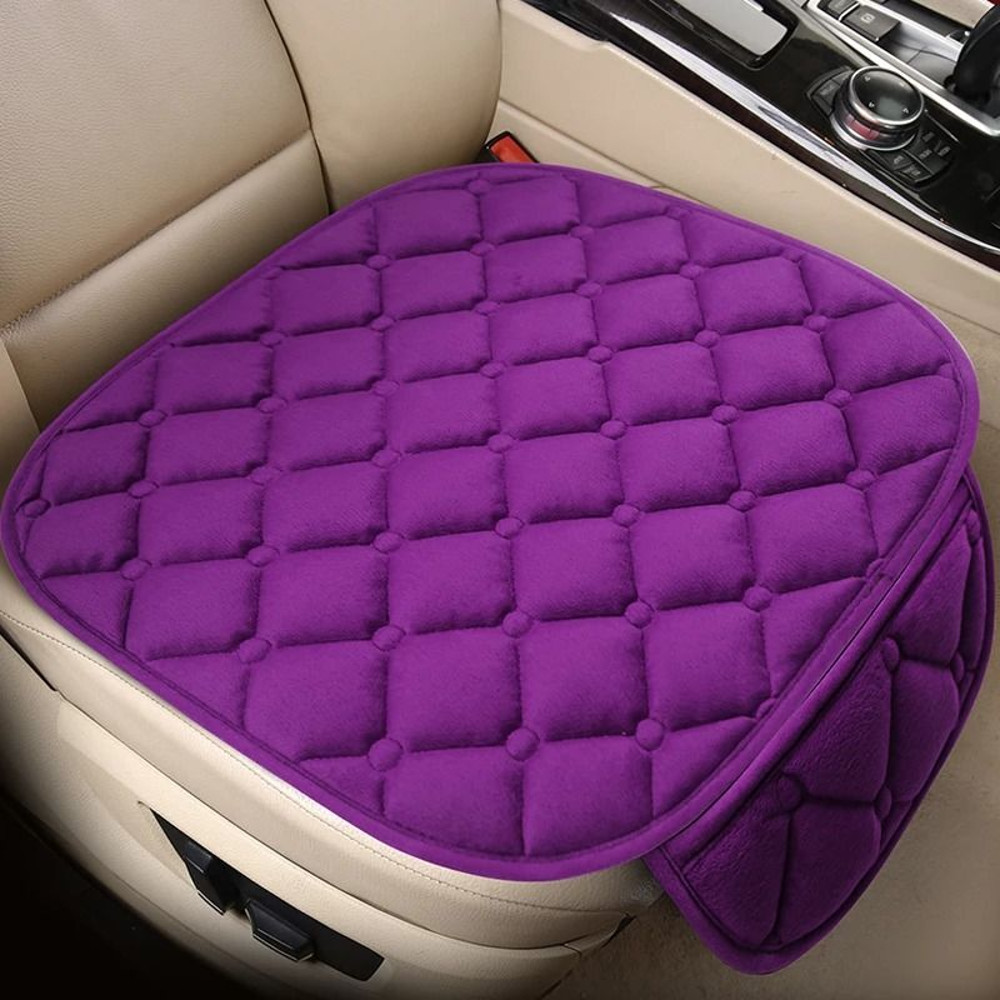 Car Seat Cover Protector Universal Winter Warm Seat Cushion Three Piece Set 12