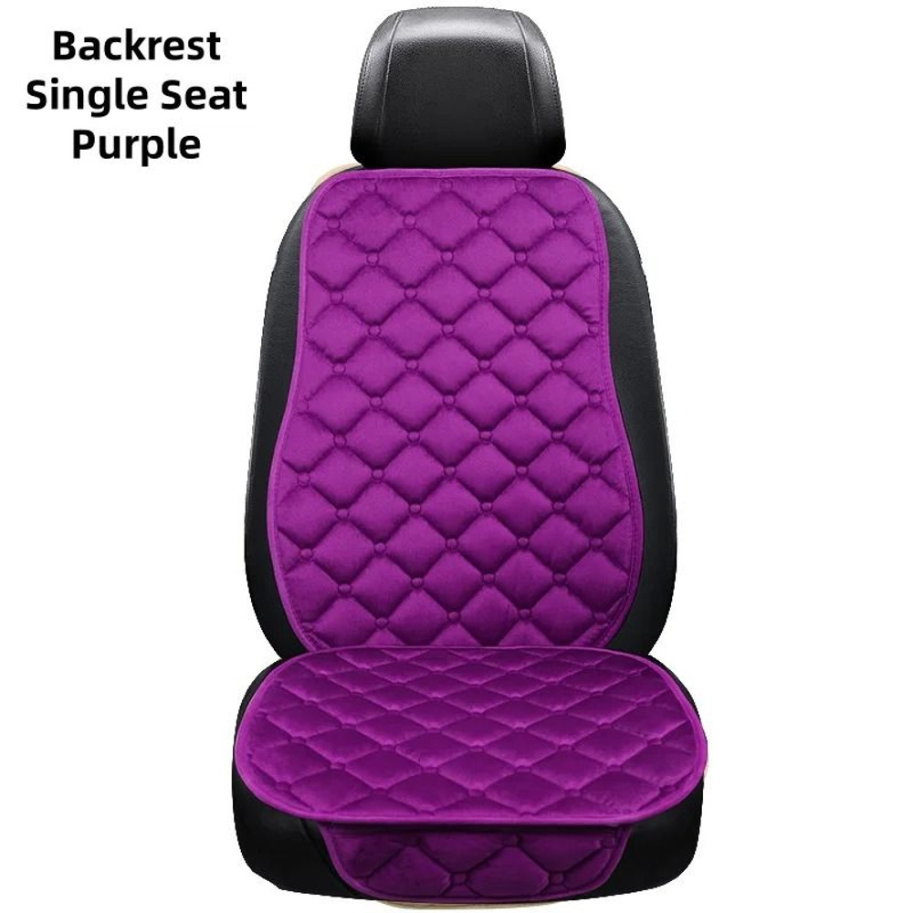 Car Seat Cover Protector Universal Winter Warm Seat Cushion Three Piece Set 13