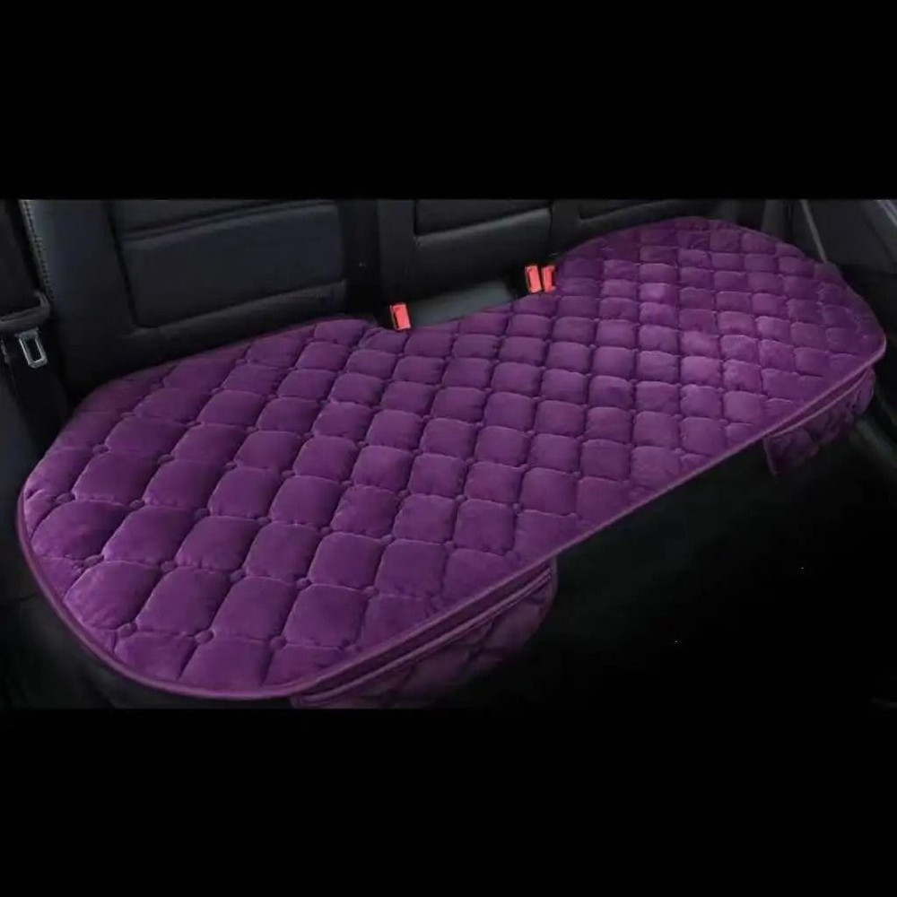 Car Seat Cover Protector Universal Winter Warm Seat Cushion Three Piece Set 14