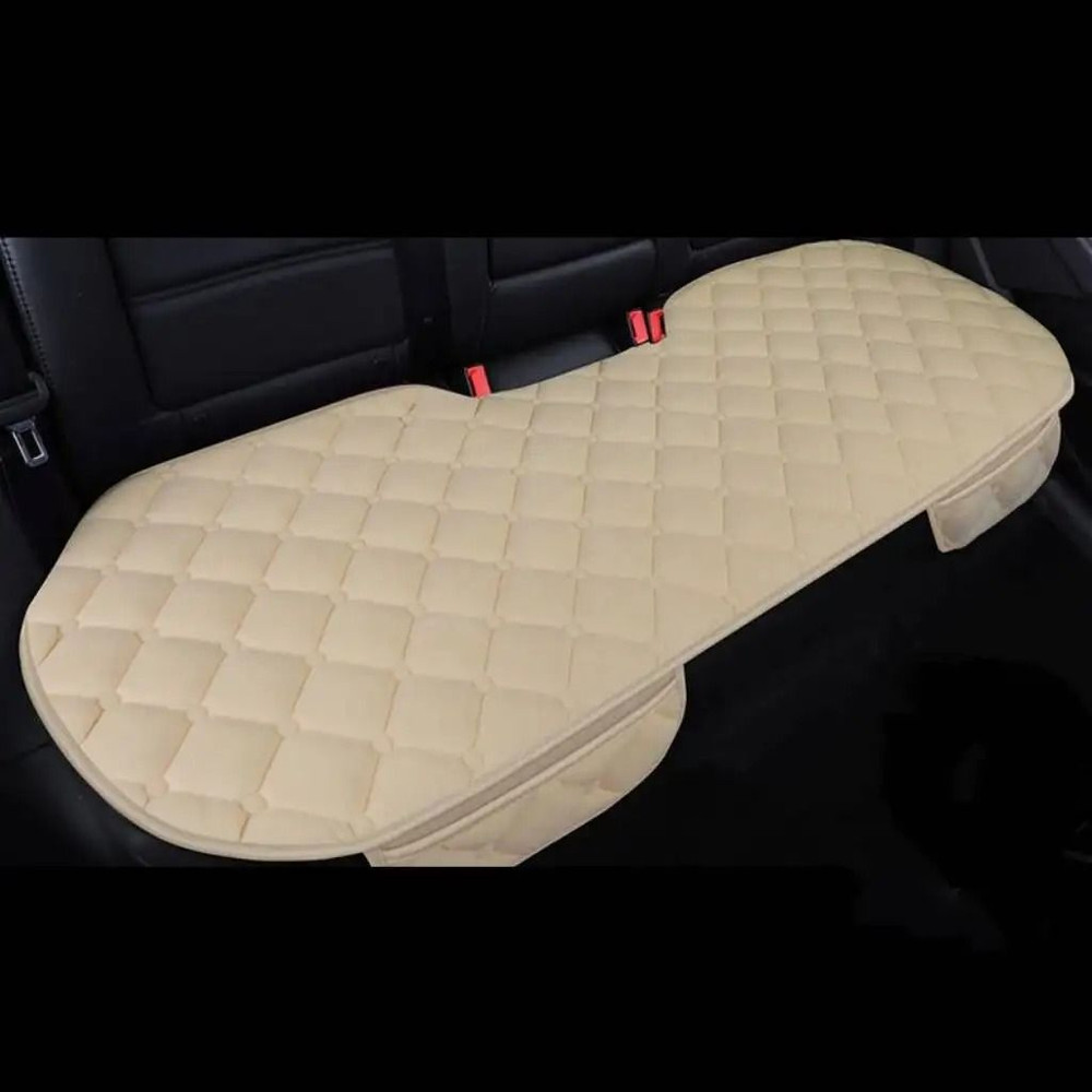 Car Seat Cover Protector Universal Winter Warm Seat Cushion Three Piece Set 29
