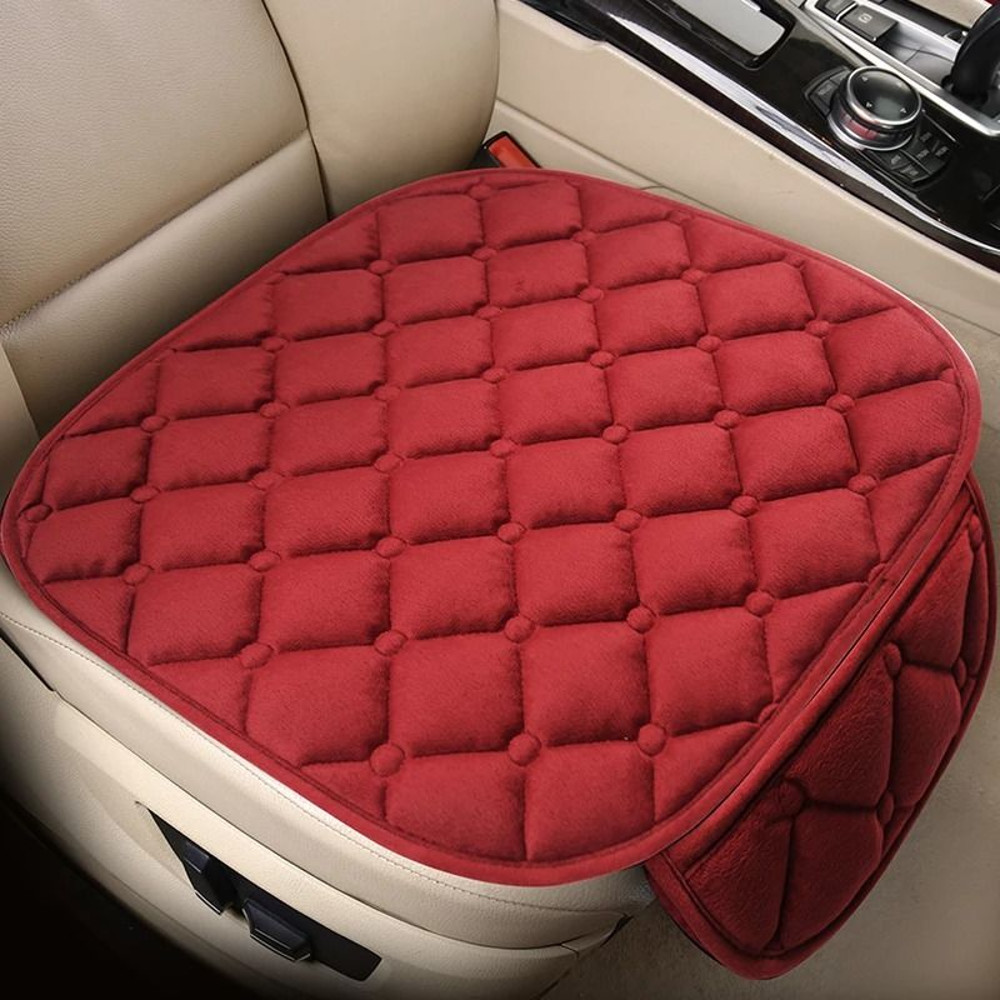 Car Seat Cover Protector Universal Winter Warm Seat Cushion Three Piece Set 22