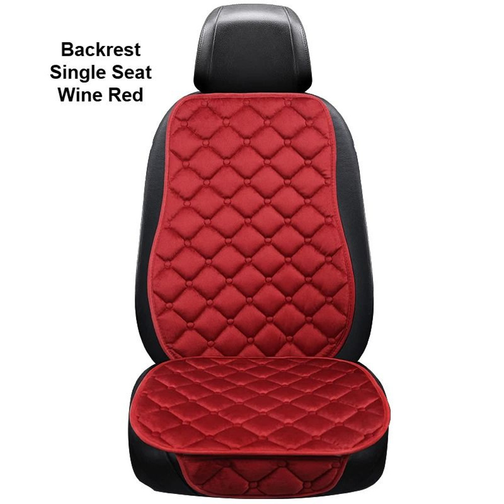 Car Seat Cover Protector Universal Winter Warm Seat Cushion Three Piece Set 23