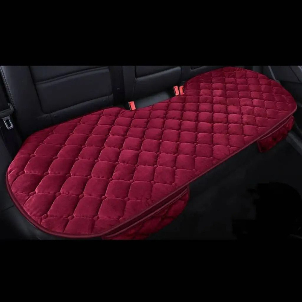 Car Seat Cover Protector Universal Winter Warm Seat Cushion Three Piece Set 24