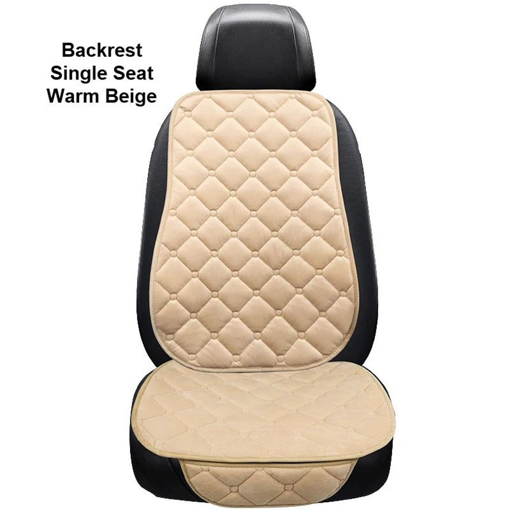 Car Seat Cover Protector Universal Winter Warm Seat Cushion Three Piece Set 28