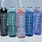 800 Ml 27 Oz Large Capacity Sports Water Bottle Leak Proof Plastic Drinking Cup With Time Scale 0