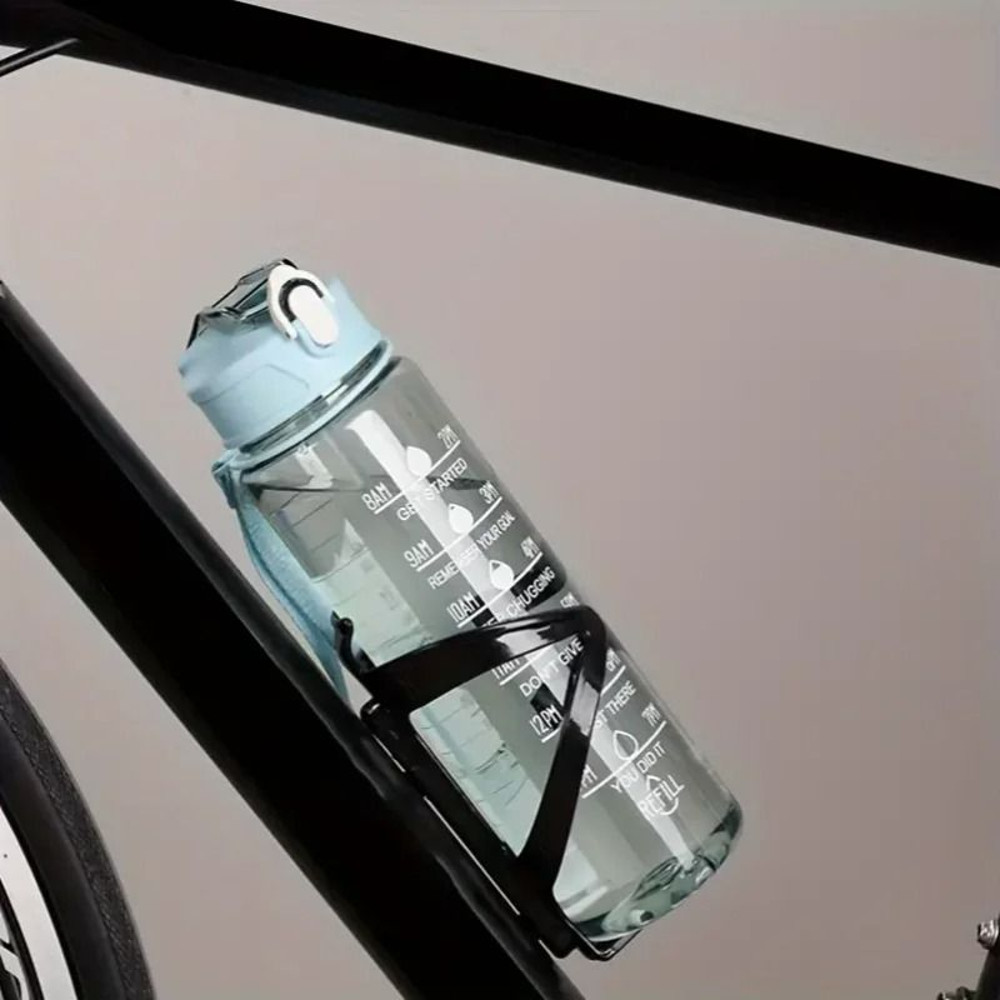 800 Ml 27 Oz Large Capacity Sports Water Bottle Leak Proof Plastic Drinking Cup With Time Scale 4