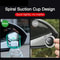 Adjustable Round Blind Spot Mirror Set For Wide Angle Car Visibility 4