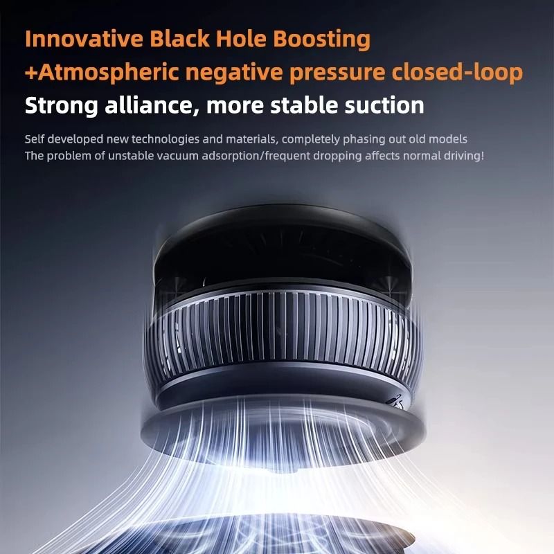 Vacuum Magnetic Phone Holder Stand With Adjustable Swivel And Suction Mount 5