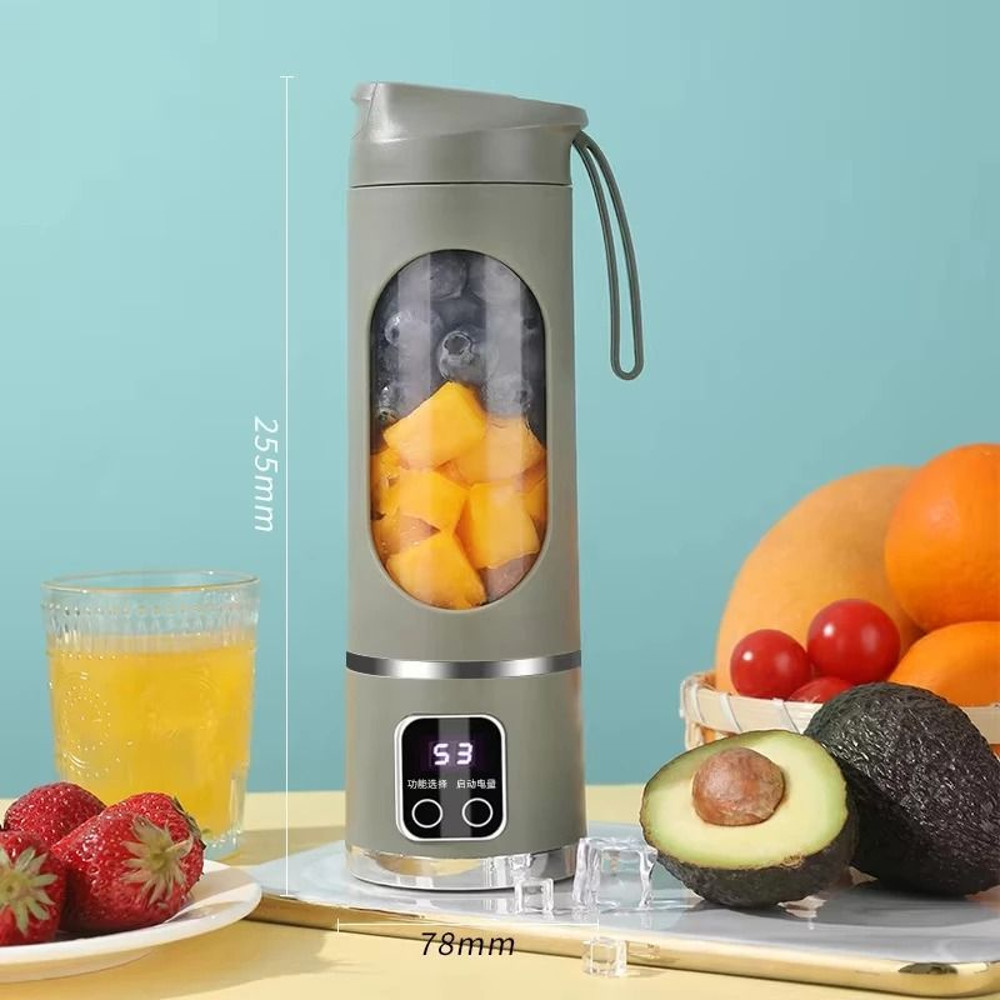 12blade Portable Electric Fruit Juicer With 450 Ml Capacity And USB Recharge 6