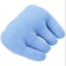 Hand Rehabilitation Grip Cushion With Finger Separators Blue 1