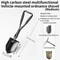 Foldable Multi Function Engineer Shovel For Outdoor Camping 8