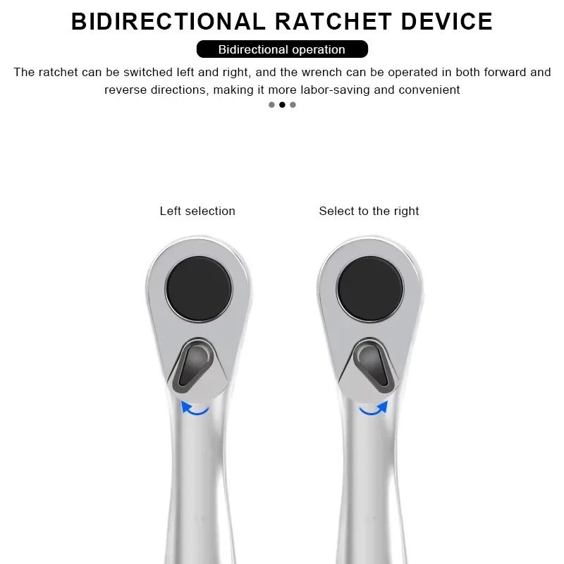 Quarter Inch Drive Ratchet Wrench With 72 Tooth Quick Release 2