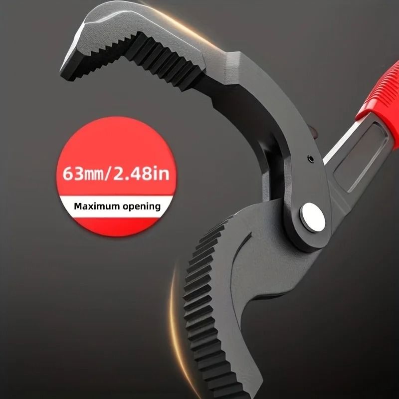 Adjustable Jaw Wrench Set Multi Functional Quick Open Pipe Wrench For Car Bike Plumbing Repairs 5