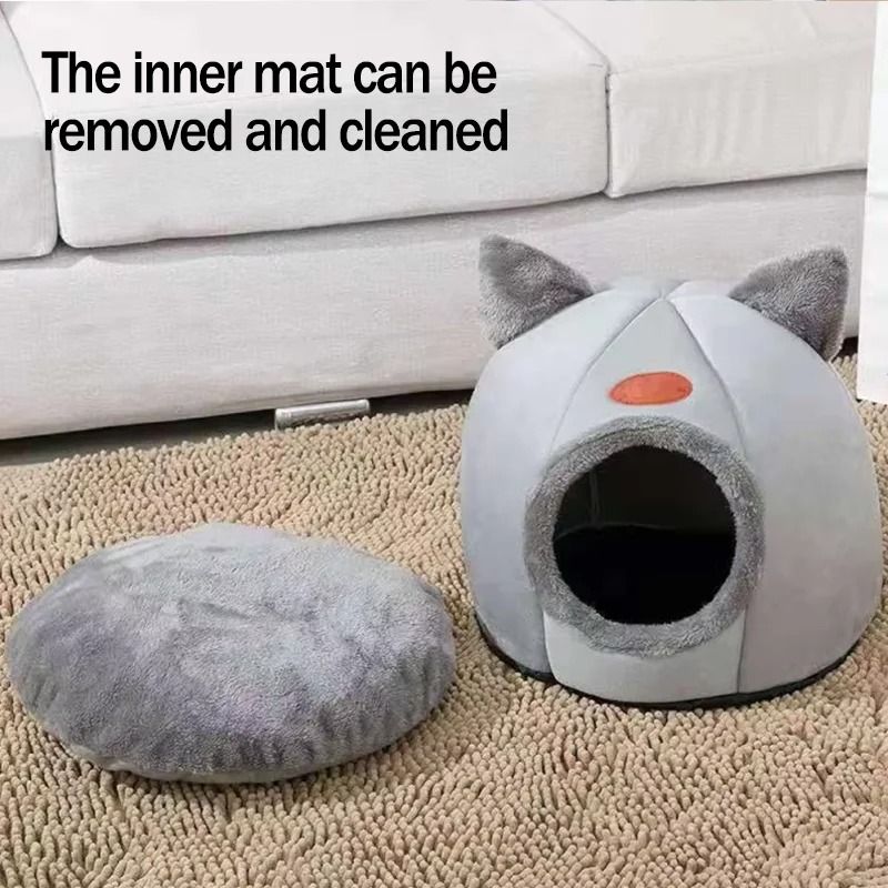 Warm Comfortable Cat House Hideaway Room For Indoor Pets 3