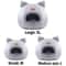 Warm Comfortable Cat House Hideaway Room For Indoor Pets 5