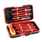 Insulated Screwdriver Set For Electrical Work With Magnetic Tips And Tester Pen 7