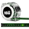 High Precision Self Locking Tape Measure Wide Fluorescent Blade In Multiple Lengths 8