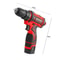 Cordless Lithium Ion Electric Drill Screwdriver For Home And DIY Projects 5