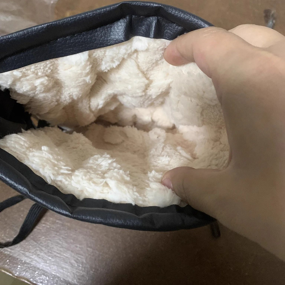 Winter Electric Bike Gloves Plush Handlebar Mittens Windproof Warm Cover For Bicycle Motorcycle 2