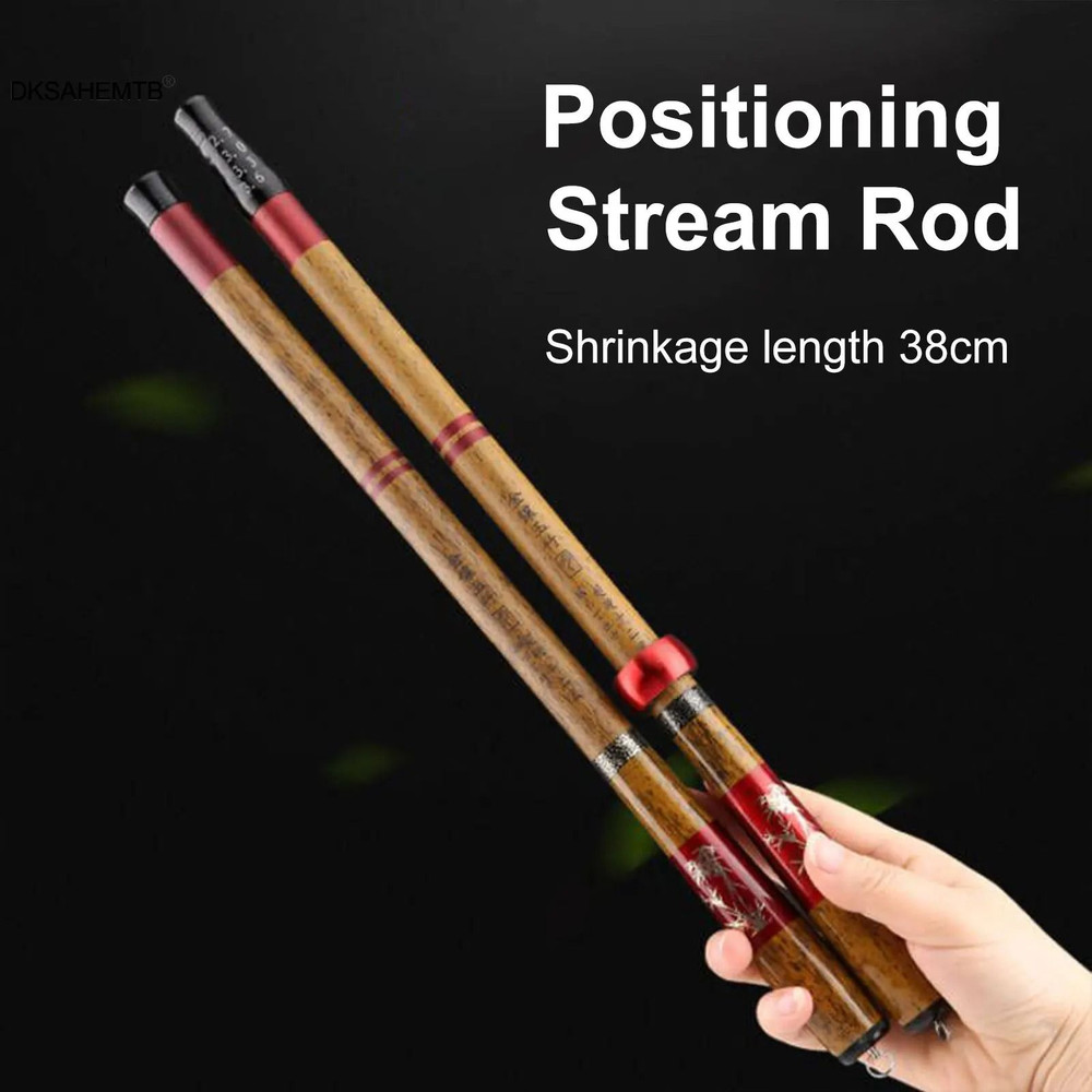 Ultra Light Portable Carbon Pocket Fishing Rod Adjustable Short Section Hand Rod 1